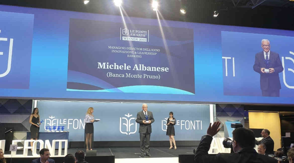 Il DG premiato alla Borsa di Milano da “Le Fonti Awards”